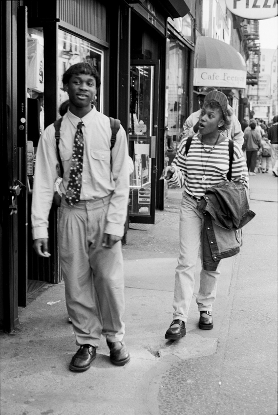 Conversation, Greenwich village, 1990