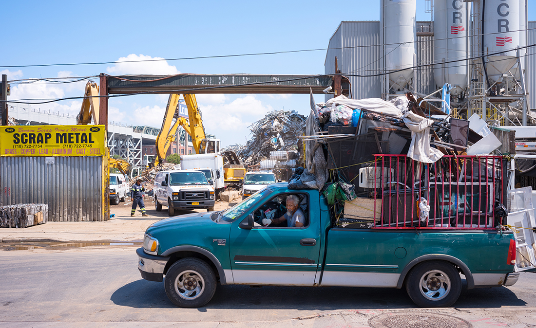 recycler in the Gowanus